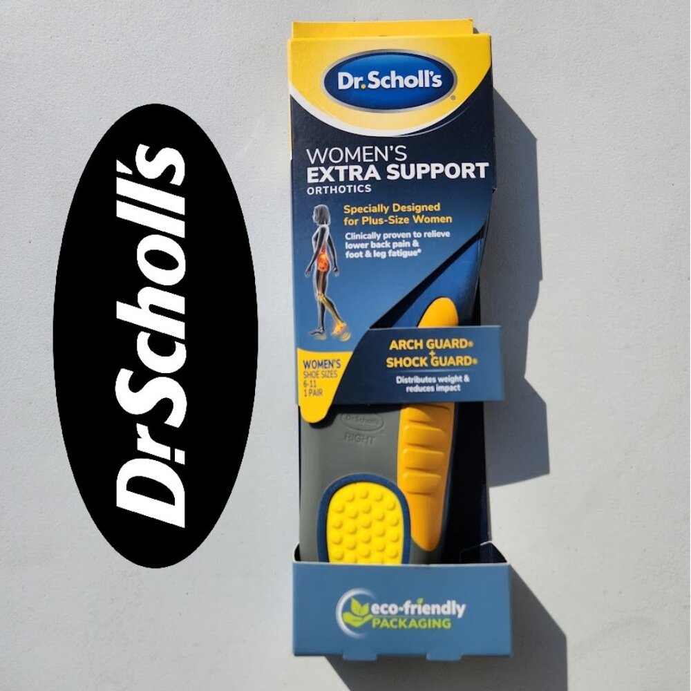 Dr. Scholl's Insoles for Women Extra Support Pain Relief Orthotics Shoe Inserts